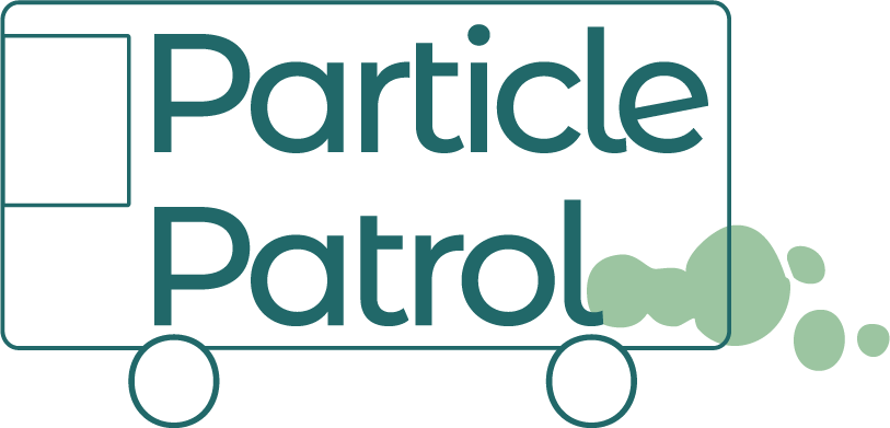 Particle Patrol Bus Logo